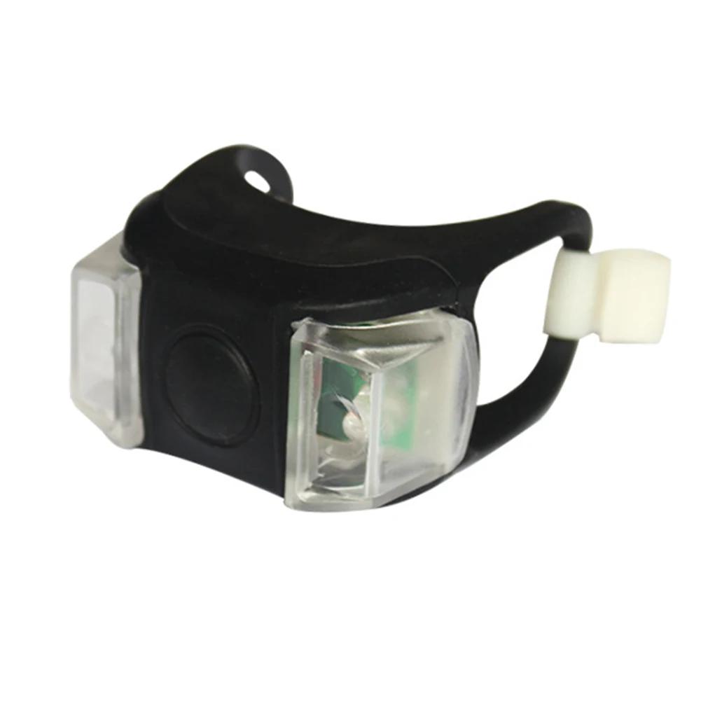 Silicone Double-Eye bicicleta LED Light, luz de advertência de segurança, luz decorativa, 6ª geração - Image 1