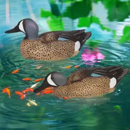 1 peça qualidade pe 3d realista flutuante pato chamariz caça tiro pato mallard decoya chamariz jardim fazenda espantalho - Image 5