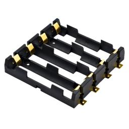 Suporte da bateria com pinos de bronze 18650 SMD bateria caixa, suporte da bateria recarregável, Clip armazenamento caso, Power Bank, 1-10pcs - Image 5