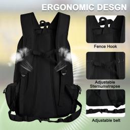 Mochila grande do equipamento do Lacrosse, 2 varas titular, compartimento separado das travas, Saco do hóquei do campo - Image 5