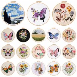 Ponto Cruz Bordados Kits, Hoop Frame, Anéis Suprimentos, Racks Padrões Conjuntos, Kit DIY artesanal, Artesanato adulto, Habilidade Mão De Costura - Image 1