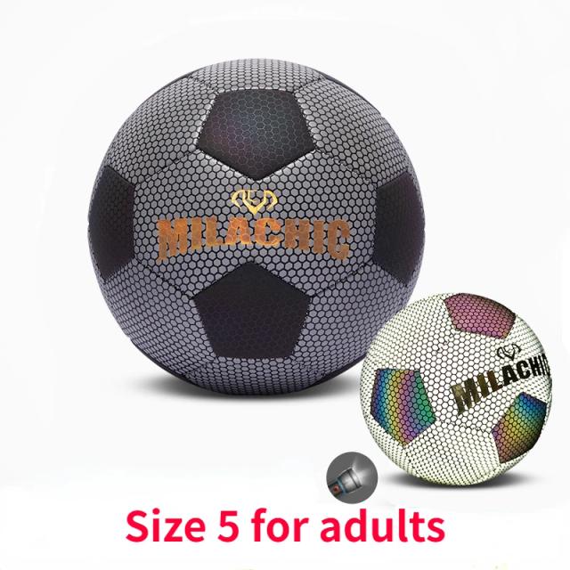 Bola de Futebol Iluminada Multi-Colorida com Flash para Celular, Ideal para Crianças e Adultos em Treinamentos e Jogos