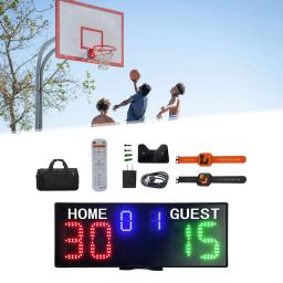 Placar digital multifuncional competição com controle distante contador de pontuação para beisebol futebol vôlei badminton - Image 2