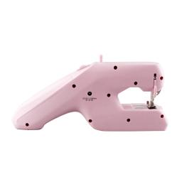 Máquina de costura elétrica portátil, Mini, Handheld, Dois fios, rosa, branco - Image 5