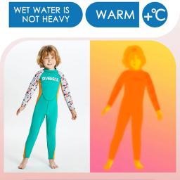 Terno de mergulho em neoprene para crianças Roupas de surf One Piece Beachwear Fato de banho Proteção UV Esportes aquáticos Fatos de natação 2,5mm - Image 5