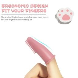 Ultra Soft Silicone Toothbrush Cover para Cão e Gato, Assistência Odontológica, Dedo Toothbrush, Ferramenta de limpeza, Acessórios - Image 5