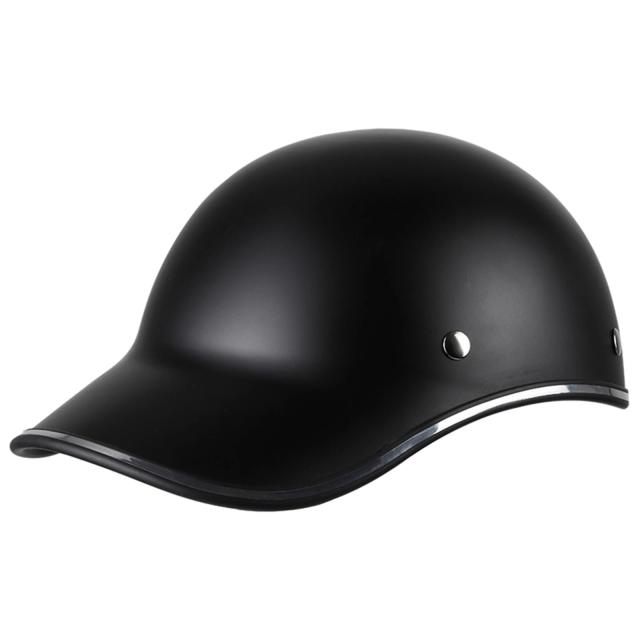 Capacete aberto de motocicleta unissex 2024: segurança estilo boné de beisebol para ciclistas