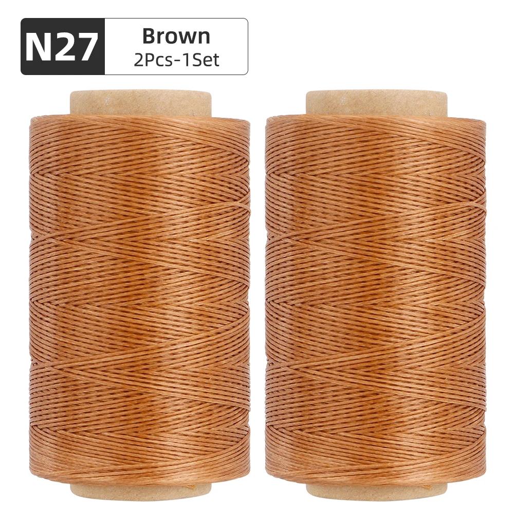 Fio Encerado para Artesanato De Couro, Projetos De DIY, Encadernação, Reparação De Sapatos, Corda De Jóias, Cordão Pulseira, 150D, 284 Jardas - Image 1