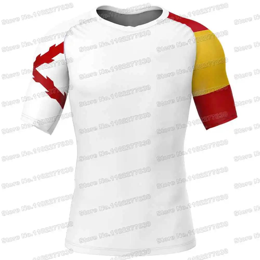 Camisa de praia com guarda império espanhol, swimwear tops de mergulho, camisa de surf, Rash Guards, verão, água, 2024 - Image 1