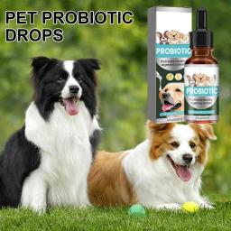Pet Probióticos Gotas para Cães e Gatos, 60ml, Não Gorduroso, Suave, Digestão, Enzima, Profissional, Saúde, Suporte, Aditivo - Image 3