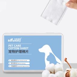 Colírio para Animais de Estimação, Remove Manchas Lágrimas e Loção Desmaquilhante com Almofadas de Algodão para Cães e Gatos - Image 3