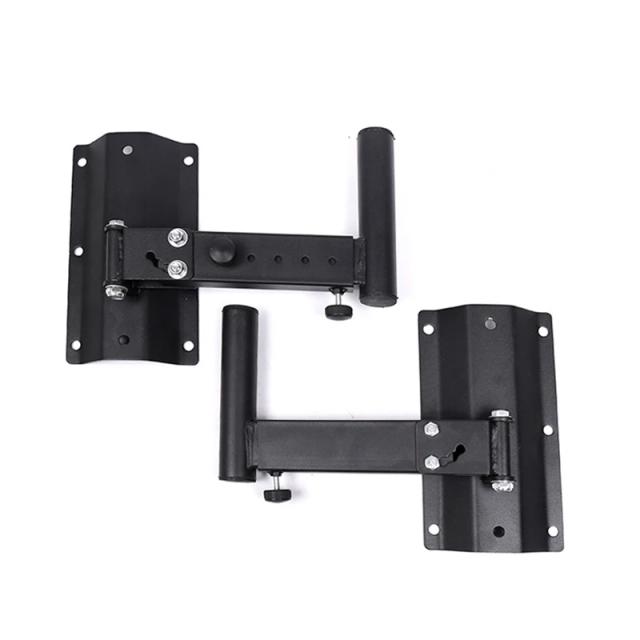 Suporte de Coluna de Montagem na Parede Ajustável e Resistente para Áudio até 50kg - Compatível com 8 a 15 Polegadas