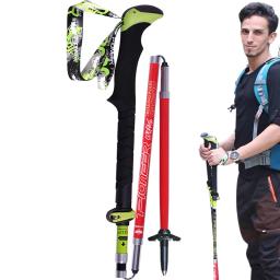 Bastões de caminhada dobráveis, profissional, bastões de carbono dobraduras para passeios ao ar livre, escalada, montanhismo - Image 5