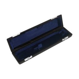 Caixa de armazenamento de flauta com 16 buracos, conjunto portátil de couro preto com forro azul, bolsa, peças de instrumentos de sopro, acessórios - Image 3