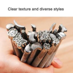 Conjunto de ferramentas de impressão para DIY, textura cerâmica, ferramentas manuais, textura barroca criativa, ferramentas de impressão argila, 20PCs - Image 6