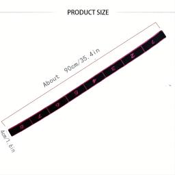 Yoga Alongamento Banda, de 8 Segmentos Digital Alta Elasticidade Fitness Produtos, Dupla Camada Composto Webbing, Dança Tensão Banda - Image 3