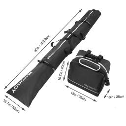 Ski Bag e Ski Boot Bag Combo, Sacos para viagens aéreas, Bolsa de transportadora, Boot Pouch Kit para adultos e crianças, 2 pcs - Image 6
