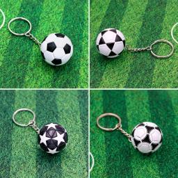 PU Couro Futebol Lembrança Chaveiro para Homens e Mulheres, Presente do Futebol, Fãs Acessórios, Pingente Chaveiro, U5Z3 - Image 1