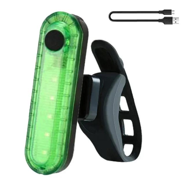 Farol e Luz Traseira LED para Bicicleta com Carga USB - Acessórios Duráveis para Ciclismo