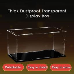 Acrílico Modelo Display Case para Coleção Figuras, armazenamento Organizer, Dustproof Box, Proteção, Collectibles, Collectibles - Image 2