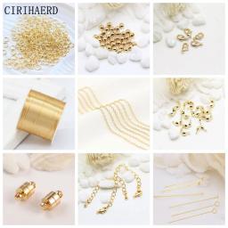 Fio de Cobre para Fazer Jóias DIY, Materiais Frisados, Banhado a Ouro, Latão, Acessórios Suprimentos, 7 Tipos de Tamanho, Prata, 14K - Image 6