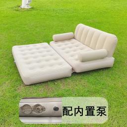 Sofá-cama preguiçoso inflável ao ar livre, bomba elétrica Inflation, colchão de ar dobrável para acampar - Image 2