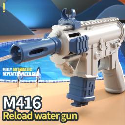 Manual repetido água arma para crianças, praia interativa água arma, batalha ao ar livre, verão, m416 - Image 2