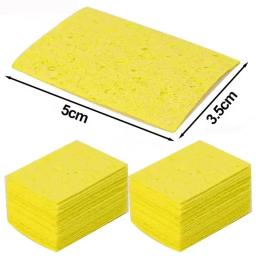 Esponja de limpeza de ferro de solda substituível, ponta de solda elétrica, esponja de reparo, resistente a altas temperaturas, limpador de ferro de solda - Image 6
