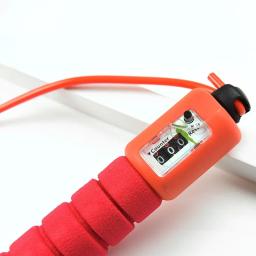 Pular corda profissional com contador eletrônico, velocidade rápida ajustável, pular corda, pular fio, equipamento de treino, 2,4 m - Image 5