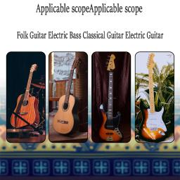 Correia ajustável com corda do bordado, estilo étnico, algodão puro, instrumento do bordado, acessórios da guitarra - Image 6