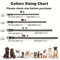 Coleiras impermeáveis de treinamento para animais de estimação, coleira de PVC, resistente a sujos, fácil limpeza, cães pequenos, médios, grandes, alta qualidade, nova moda - Image 2