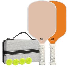 FEYA Pickleball Raquete Esportiva de Fibra de Carbono USAPA Pickleball Cor Sólida Raquete Padrão Pickleball Conjunto Ao Ar Livre Esportes Leves - Image 5