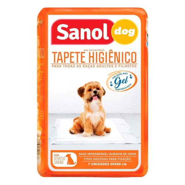 Tapete Higiênico Descartável Sanol Dog 60x80cm para Cães - Conforto e Praticidade para Seu Pet
