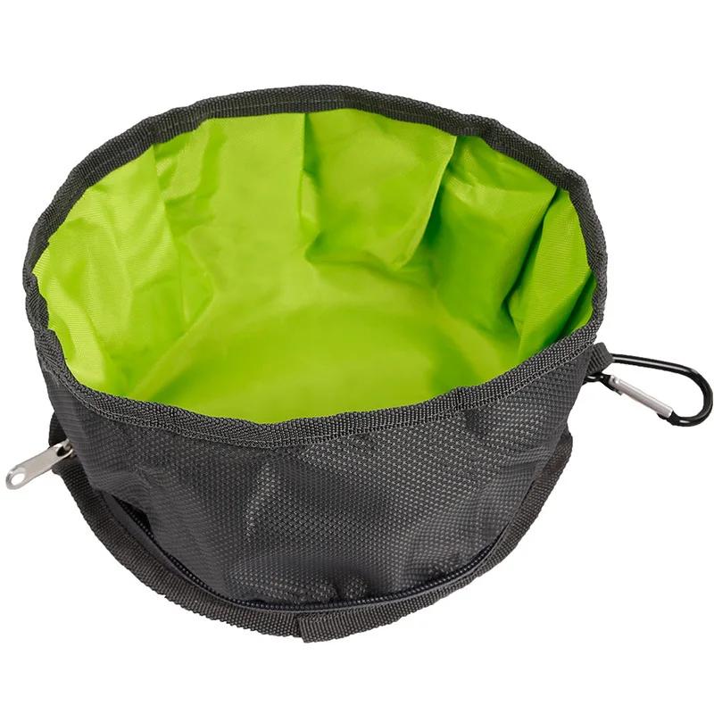 Tigela de água dobrável para animais de estimação, recipiente para beber, saco de armazenamento de alimentos, caminhadas ao ar livre, viagens, tigela dobrável, 1100ml - Image 1