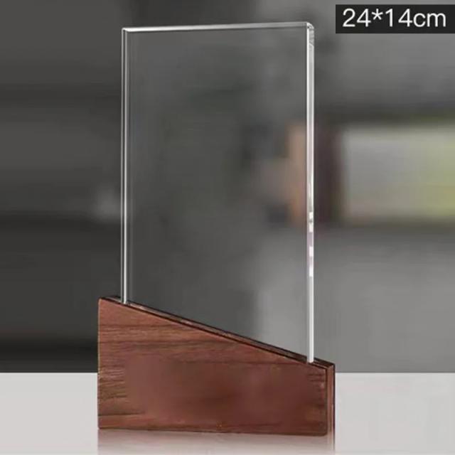 Troféu de Madeira Maciça Cristal Personalizado para Competição Honda - Lembrança Criativa e Única