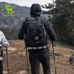 Qunature mochila leve montanhismo caminhadas mochila esporte ao ar livre 30 + 5l respirável resistente ao desgaste saco impermeável - Image 6