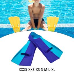 Silicone Swim Fins Snorkel Equipment, calçados aquáticos para esportes, nadadeiras leves para treinamento para profissionais Crianças, homens e mulheres - Image 3