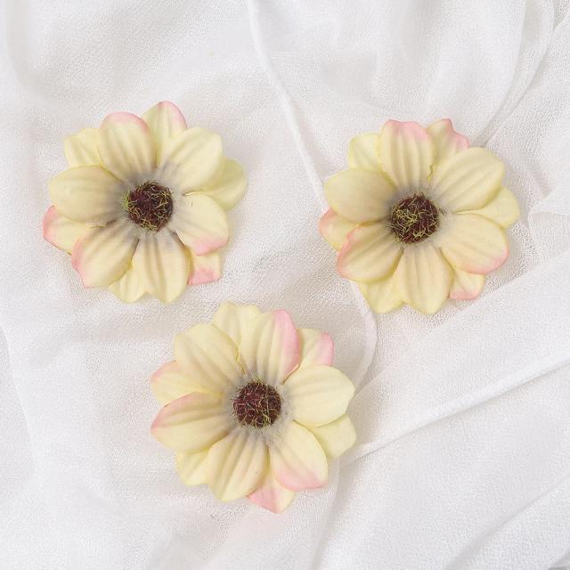 Flores de Seda Artificiais de Dupla Camada para Decoração de Salas, Cozinhas e Casamentos - Kits com 10 e 20 Unidades