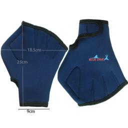 Luvas de natação Neoprene ajustável, metade do dedo Webbing, esportes aquáticos, remando, mergulho, mão de mergulho, 2024 - Image 4