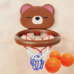 Basquete com ventosa para crianças, brinquedos do banho do bebê, 3 bola, banheiro, banheira, chuveiro, jogo de água, brinquedo para crianças - Image 4