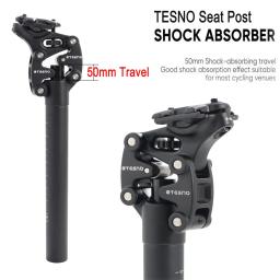 Teno mtb bicicleta amortecedor selim espigão conta-gotas manual viagem altura suspensão 27.2/30.9/31.6mm tubo do assento da bicicleta - Image 1