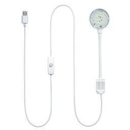 Luz aquário para iluminação tanque peixes, luz led com clipe, lâmpadas, dropship - Image 1