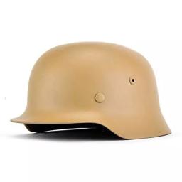 WW2 alemão M35 Repro capacete para coleção, aço, equipamento tático Paintball, réplica Airsoft - Image 2