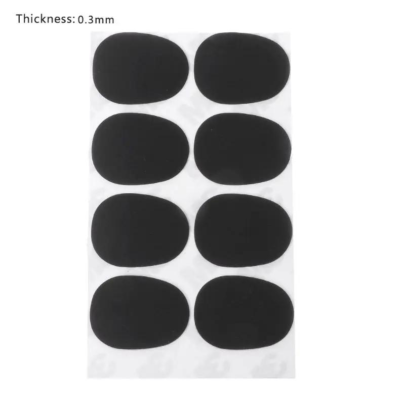 8 peças silicone agudos alto saxofone clarinete bocal remendos almofadas 0,3 mm - Image 1