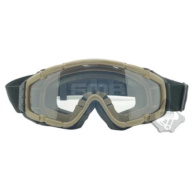 Novo fma airsoft si-balístico óculos com ventilador versão atualizada anti nevoeiro tático óculos de segurança paintball óculos de proteção para os olhos - Image 1