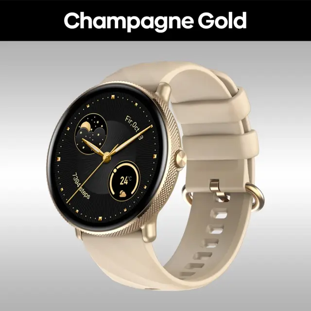 Smartwatch Zeblaze GTR 3 Pro com Display AMOLED, Chamadas Telefônicas e Design em Aço Inoxidável 316L para Todos os Gêneros