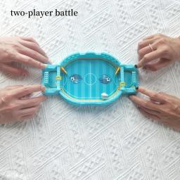 1pc mesa interativa jogo de futebol mesa de futebol dupla batalha jogo de tabuleiro de quebra-cabeça interativo - Image 3