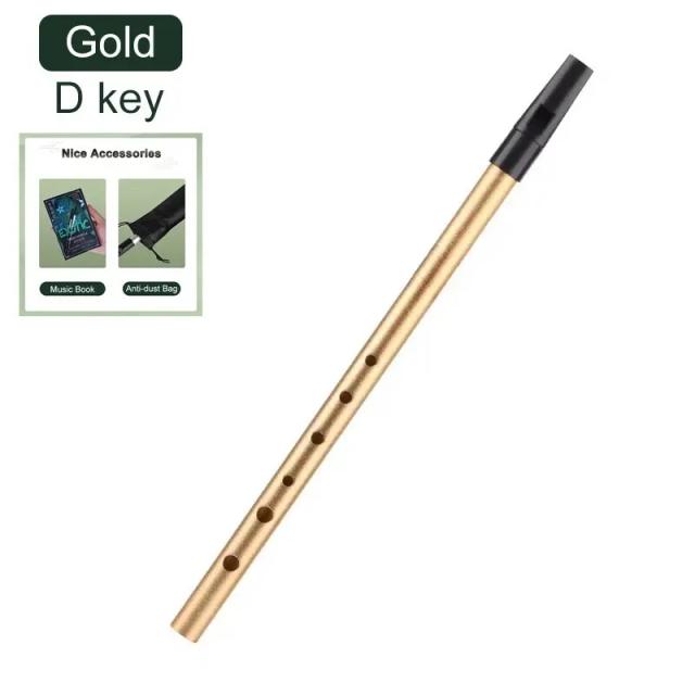 Flauta Irlandesa Autêntica Miwayer com 6 Buracos em C e D - O Instrumento Musical Tradicional Perfeito