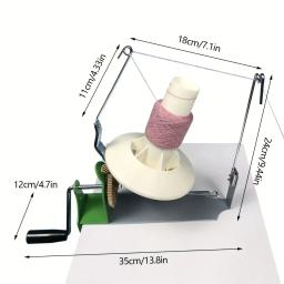 Heavy Duty Metal fio bola Winder, durável e versátil ferramenta para Crafting entusiastas, lã de vento, fibra e Nylon - Image 2