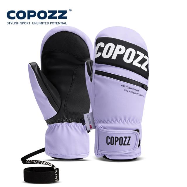 Copozz Luvas de Esqui 3M Thinsulate Térmicas Unissex para Frio Intenso